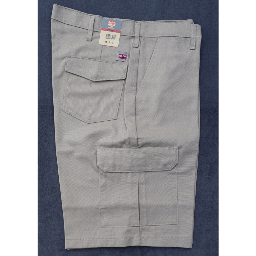 Red Kap Cargo Shorts Mens Size 36 x 12, Color: Khaki - NWT